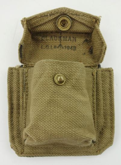 IMCS Militaria | British WW2 Revolver Holster and Ammo Pouch