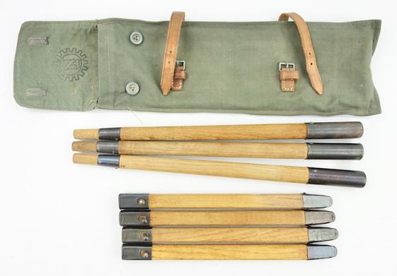 Wehrmacht Tentpoles and Peg's in Pouch