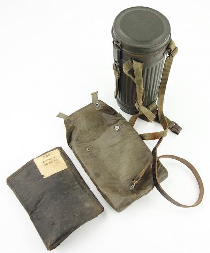 Wehrmacht M31 Gasmask and Gascape