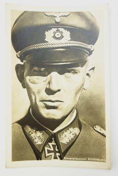 Third Reich Postcard Wehrmacht General Rodenburg