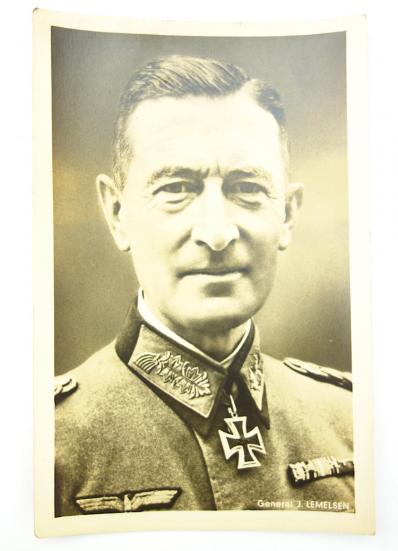 Portrait Photo Postcard General Lemelsen