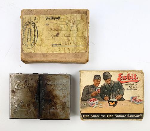 Wehrmacht Esbit Cooker in original Clipboard Box