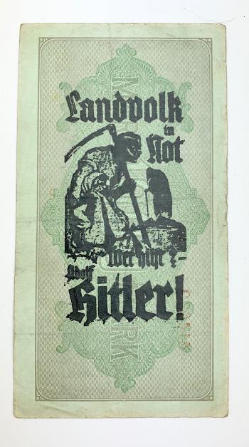 Third Reich Hate Banknote (Nazi Propaganda)