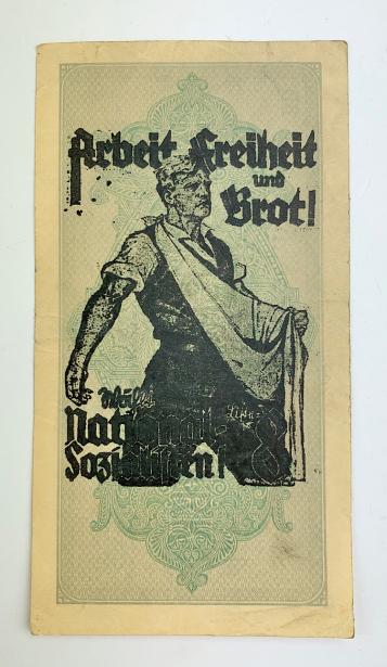 Third Reich Hate Banknote (Nazi Propaganda)