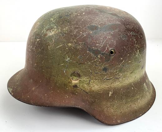 Wehrmacht M42 three tone camo Helmet