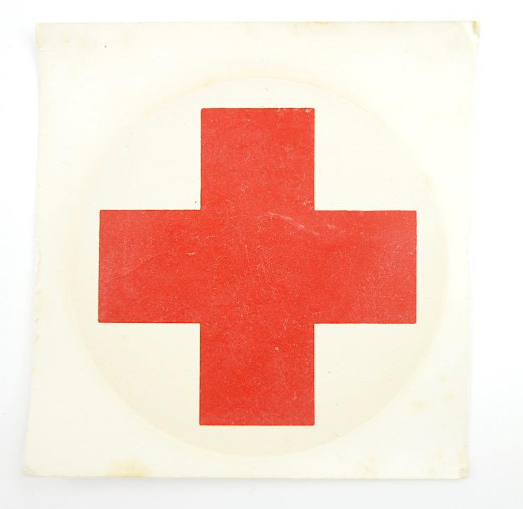 Wehrmacht Red Cross Decal for Red Cross MG case