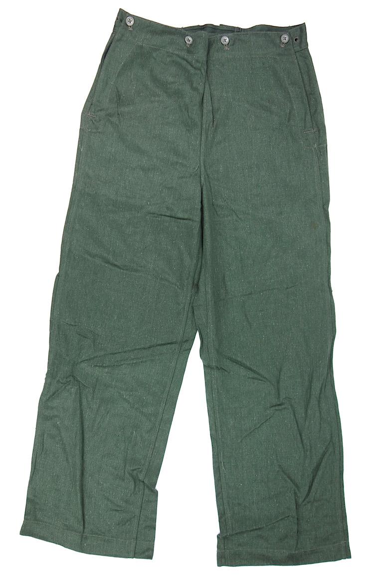 Kriegsmarine Costal Artillery Drillich (HBT) Trousers