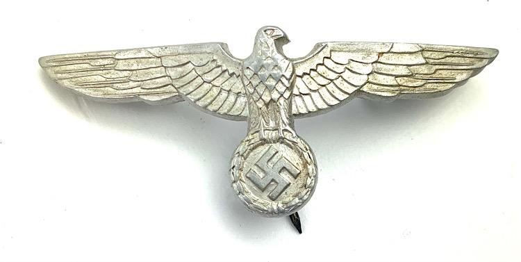 Wehrmacht aluminium visor cap eagle