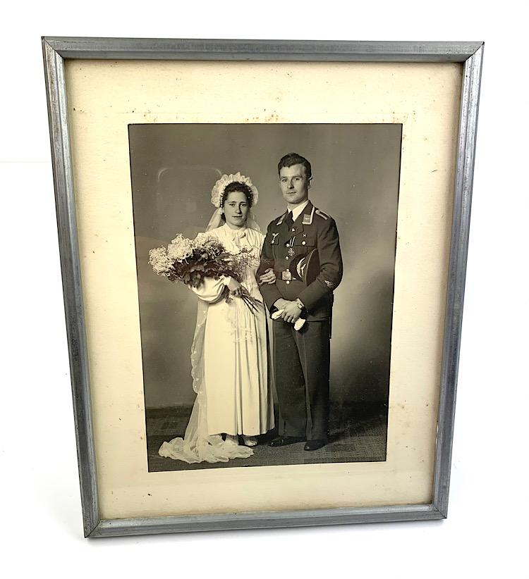 Marriage Photo Luftwaffe NCO Geschwader Immelman