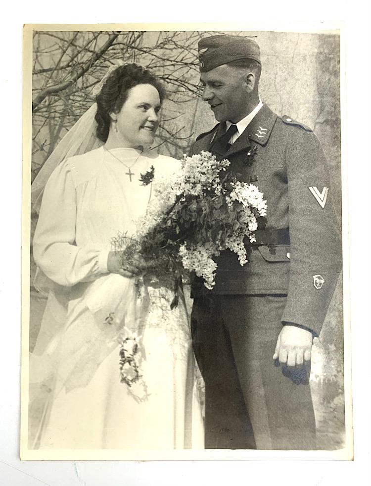 Luftwaffe Soldiers Marriage Photo