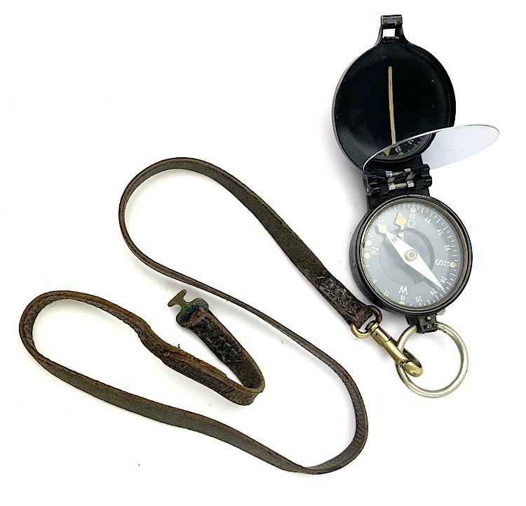 Wehrmacht Marching-Compass with its leather Strap