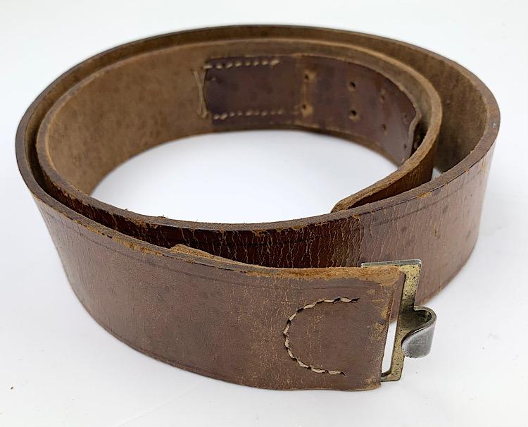 Luftwaffe light Brown leather combat Belt