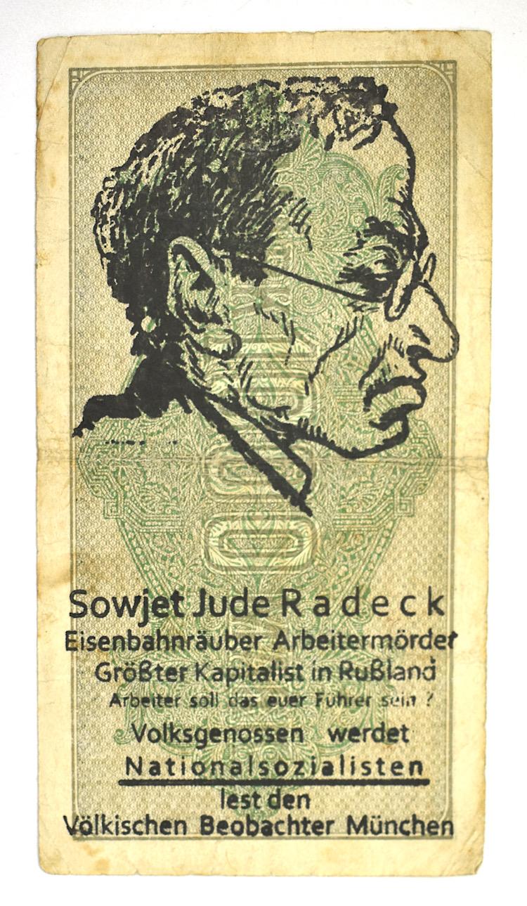 Third Reich Hate Banknote (Nazi Propaganda)