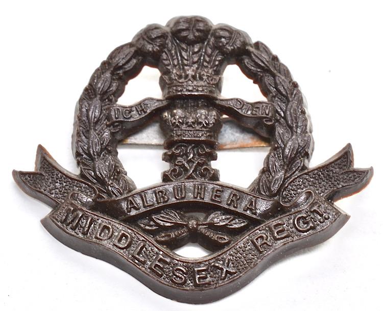 British WW2 cap Badge Middelsex Regiment