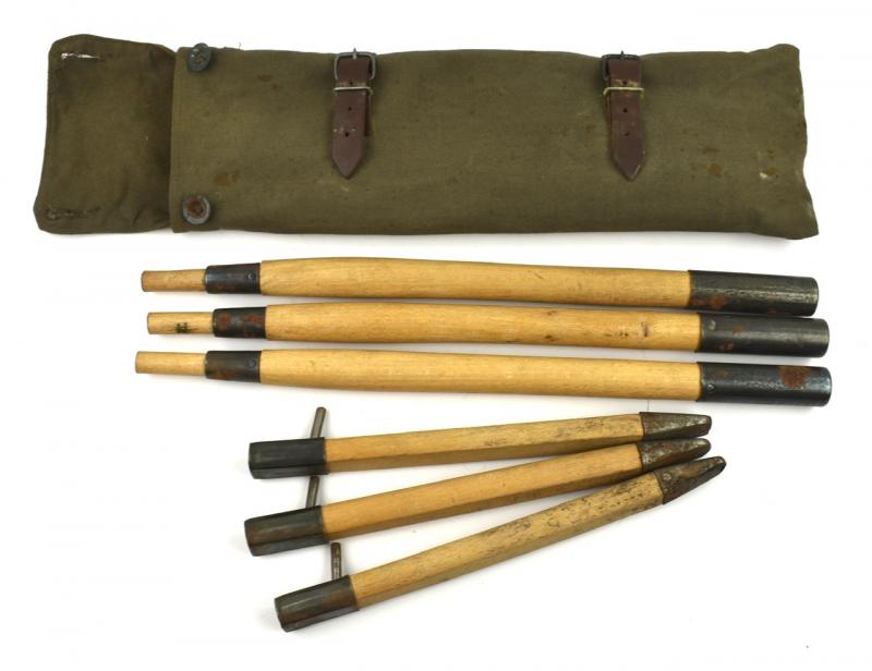 Wehrmacht Tentpoles and Peg's in Pouch