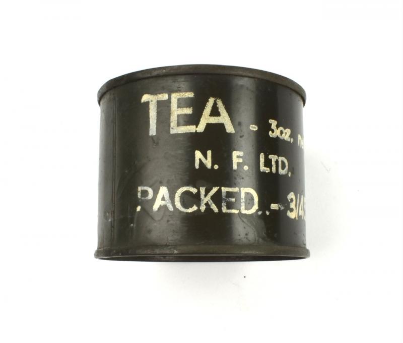 British WW2 metal Tea Ration can