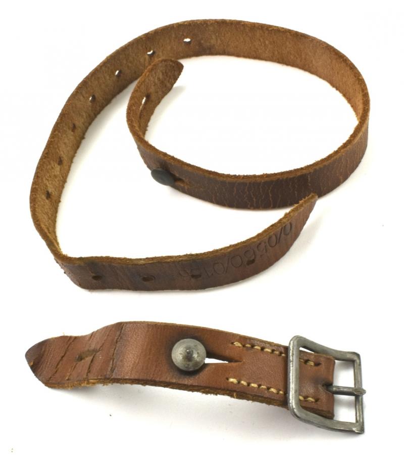 Wehrmacht/Luftwaffe brown leather Helmet Strap