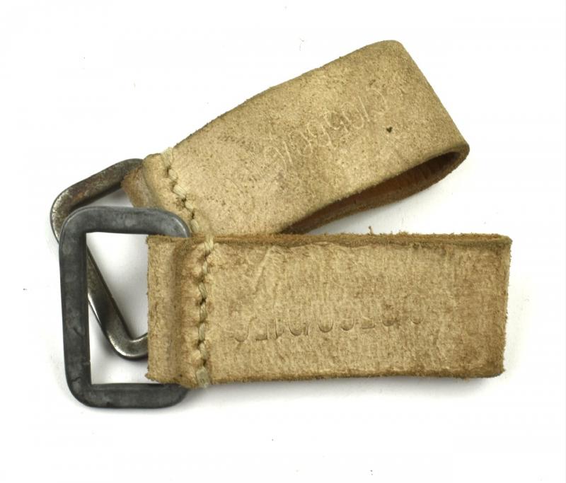 2 Wehrmacht Brown leather D Ring Straps