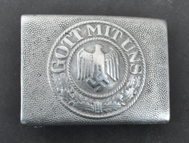 Wehrmacht Aluminum Belt Buckle