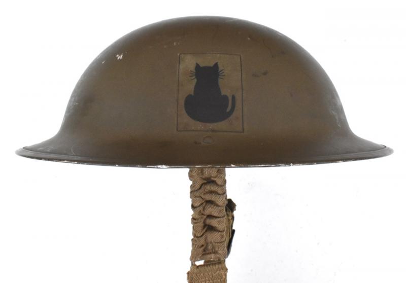 IMCS Militaria Canadian WW2 Helmet with British decal