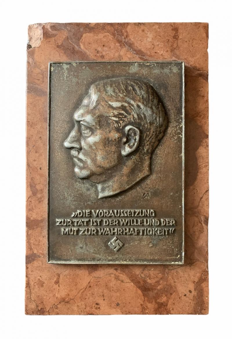 Adolf Hitler Plaque