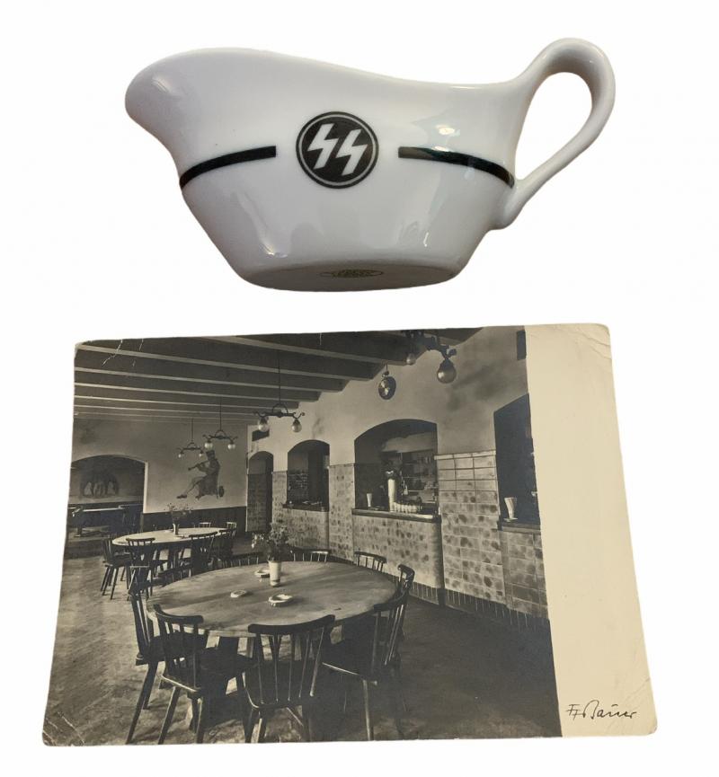 SS Barracks Postcard and Porcelain