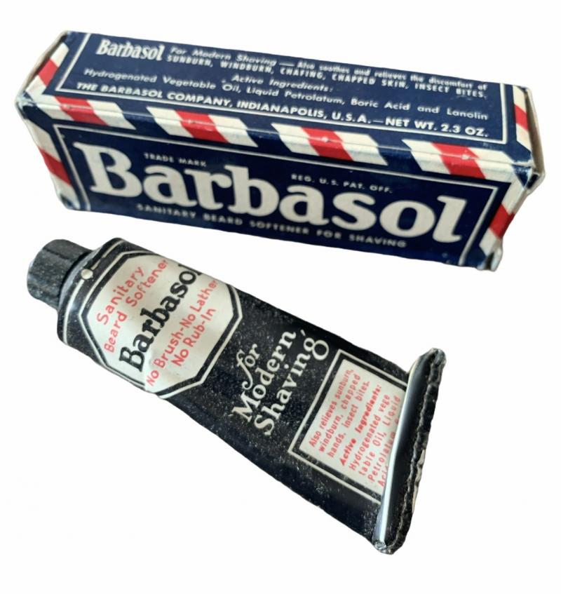 US WW2 Barbasol Shaving Cream