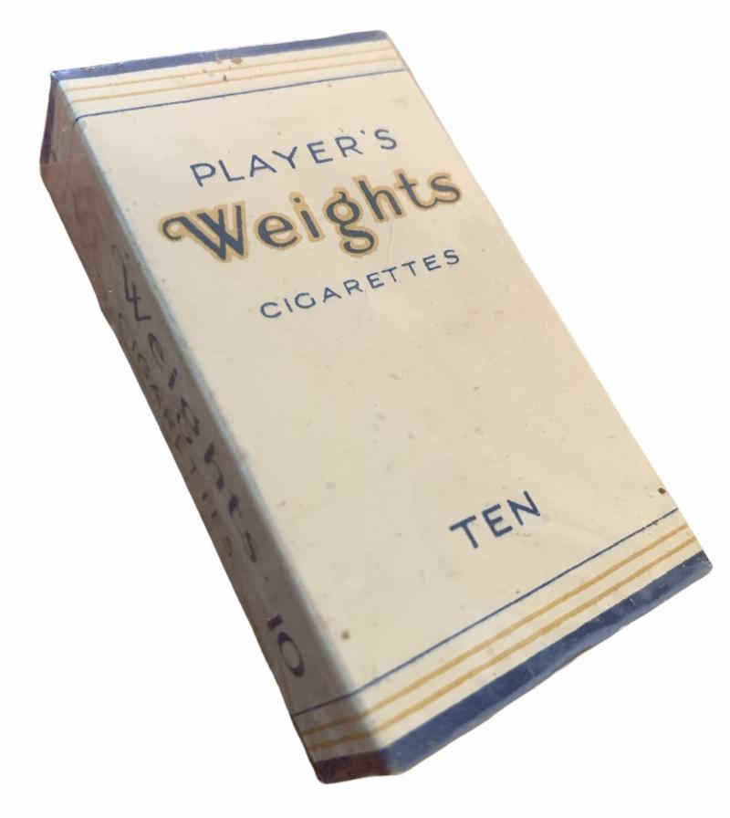 British WW2 Players Weights Cigarettes