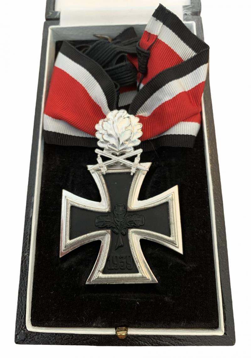 1957 Knights Cross with Oakleaf and Swords in case