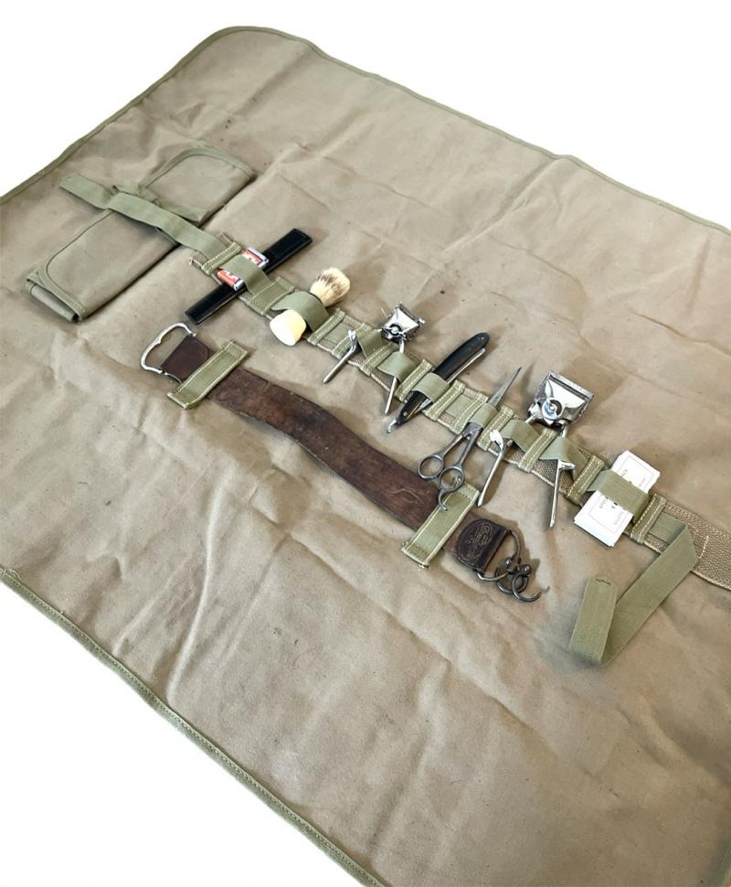 US WW2 Regimental Barber Equipment Roll