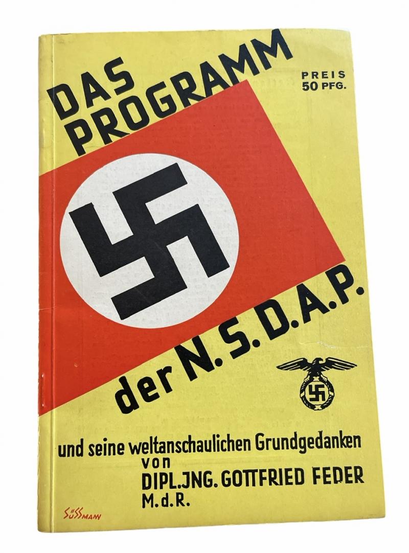 Third Reich Brochure NSDAP Party Program