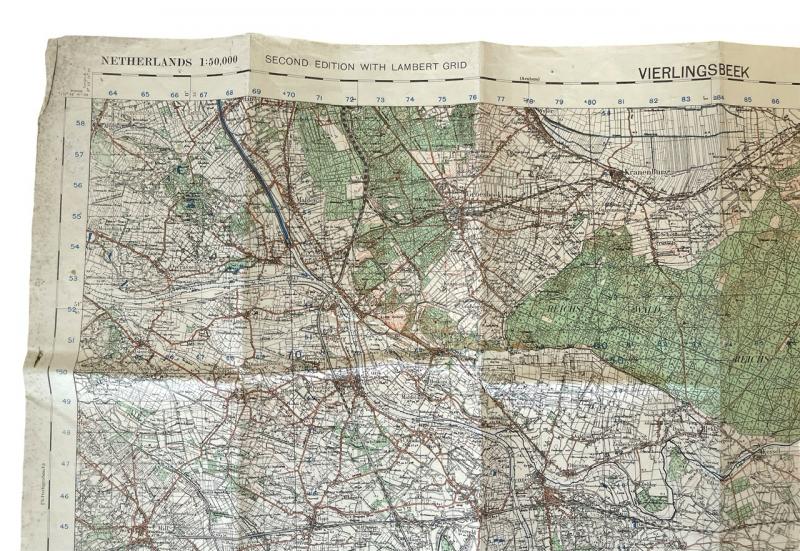 IMCS Militaria British WW2 Roadmap Of Holland   67620a 