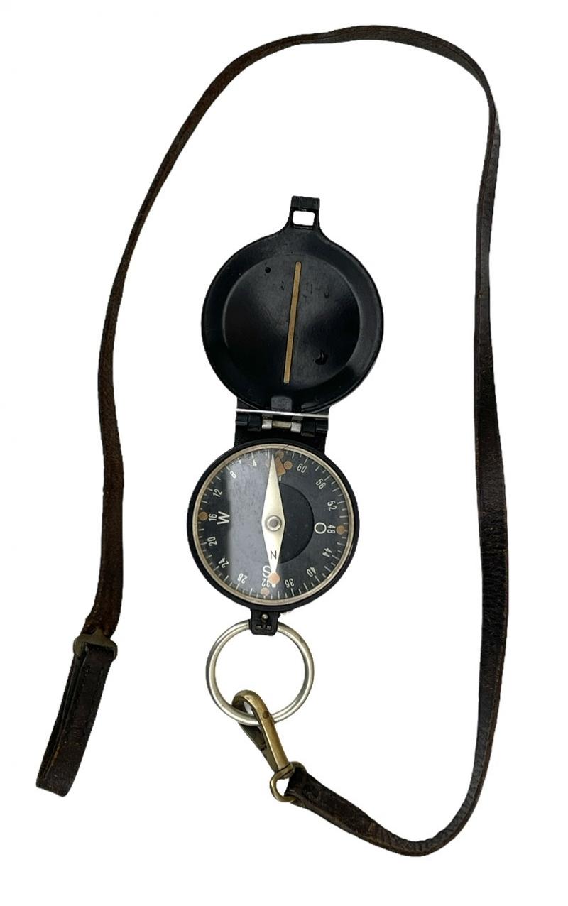 Wehrmacht Marching-Compass with its leather Strap