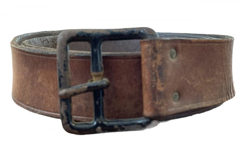 IMCS Militaria | Dutch pre WW2 leather enlisted mens Belt