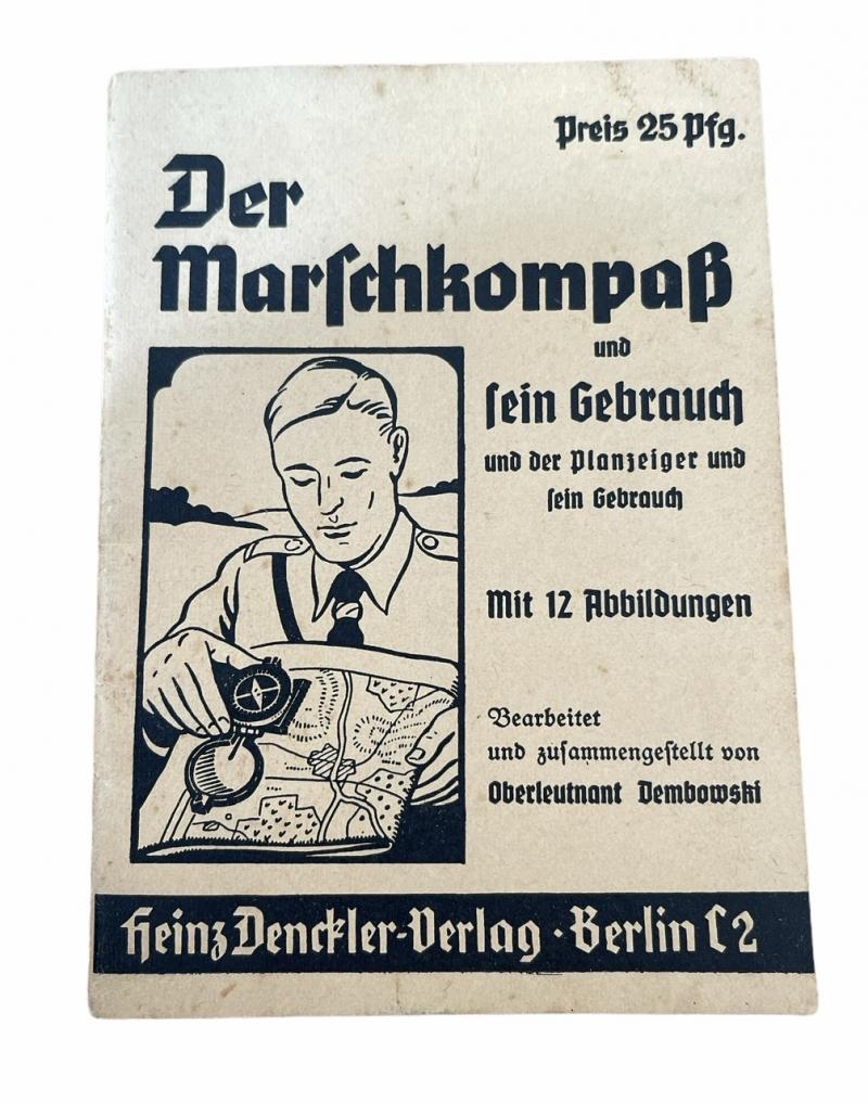 Hitler-Jugend Instruction Booklet Marching Compass