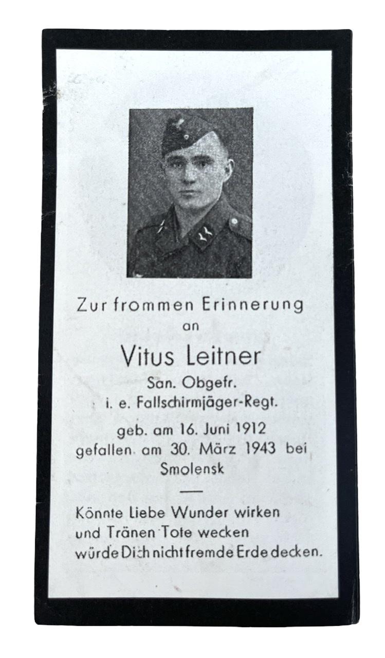 Fallschirmjäger Death Notice