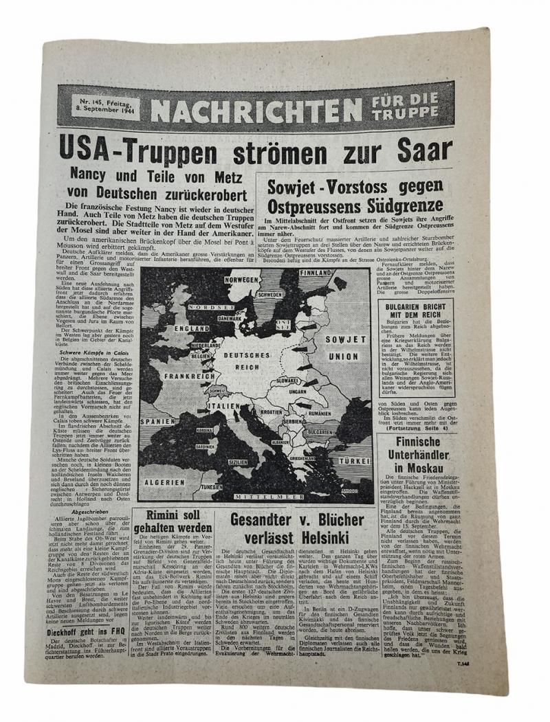 Allied Flyer as If its was a German Newspaper