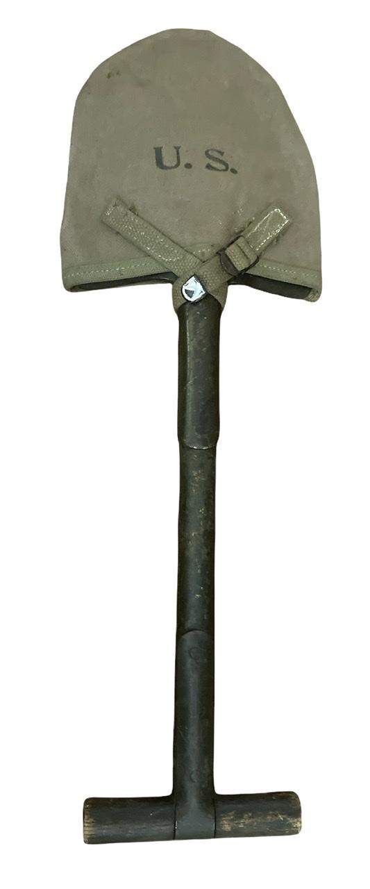 US WW2 T Shovel with its Cover