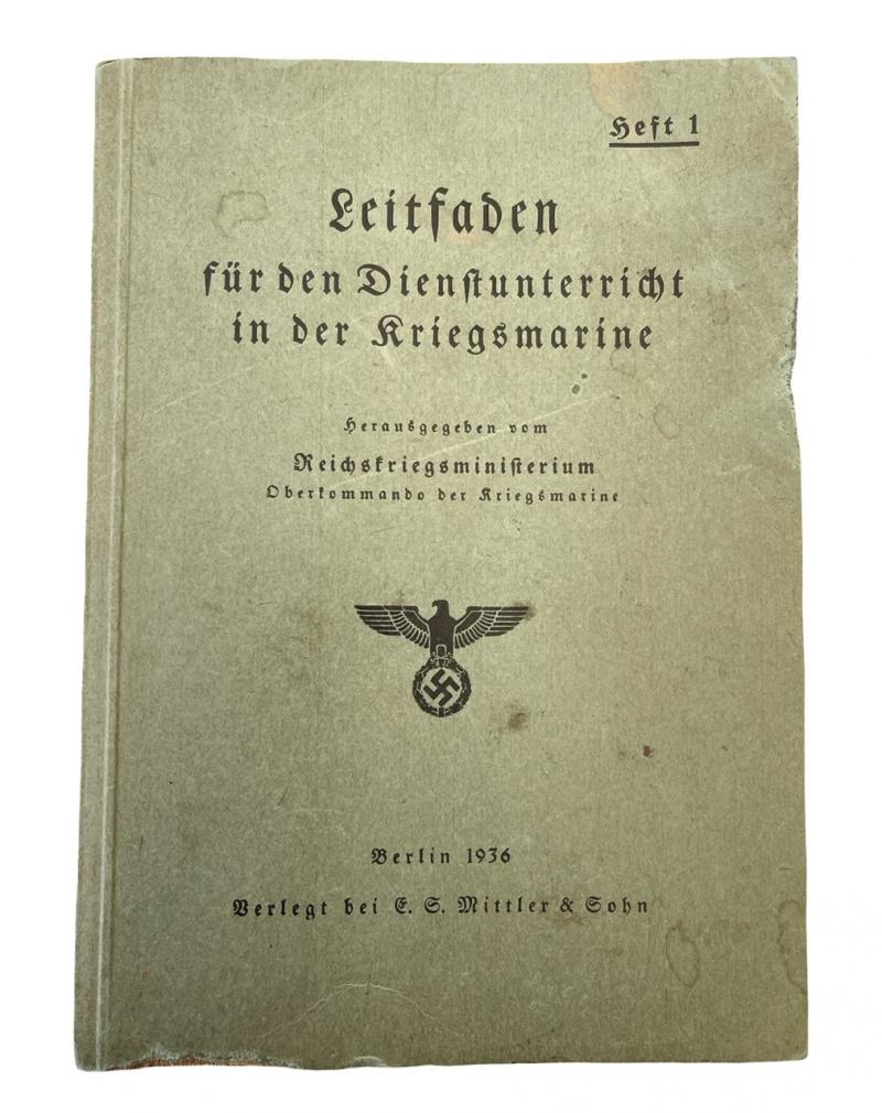 Kriegsmarine Training Booklet