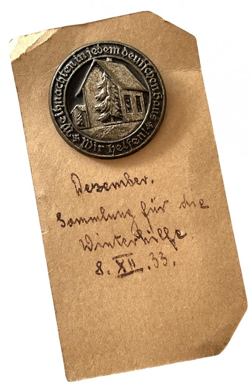 Early WHW metal Badge