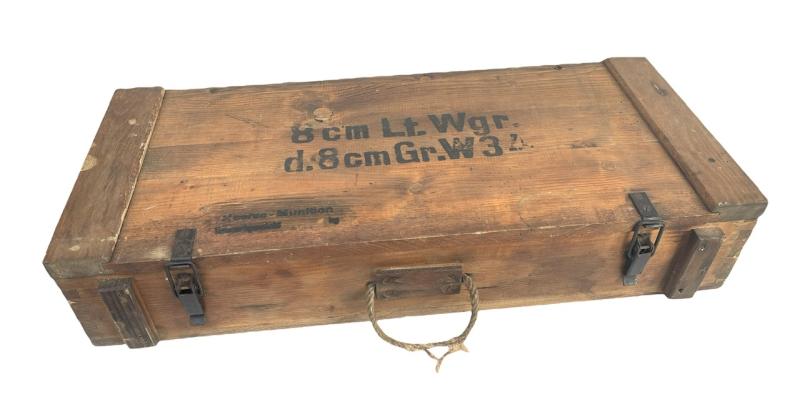 Wehrmacht wooden ammunition case Gr. Werfer 34