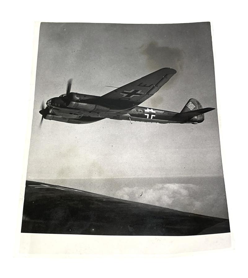 Luftwaffe Press Photo Ju 88 Bomber Plane