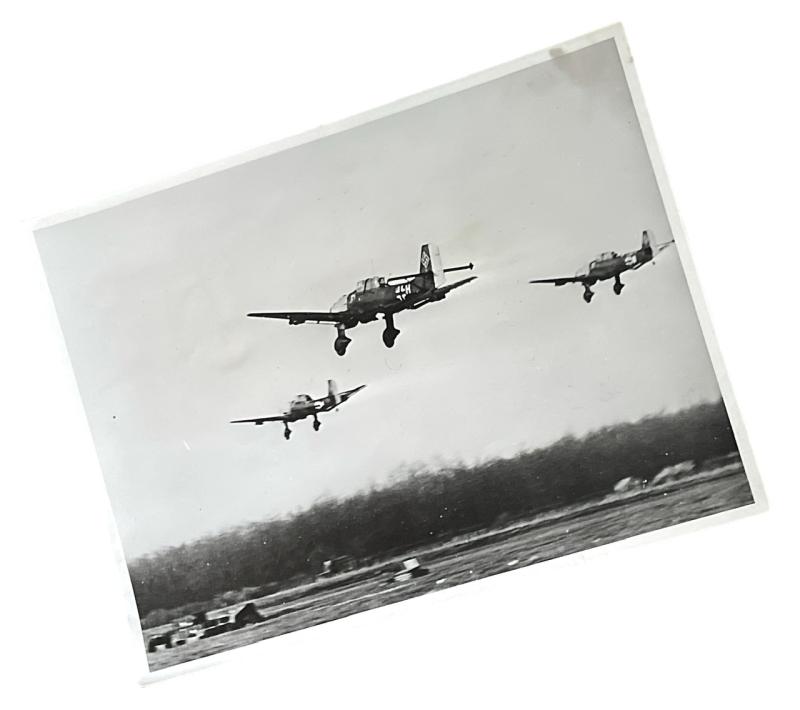 Big size Luftwaffe Press Photo Stuka’s