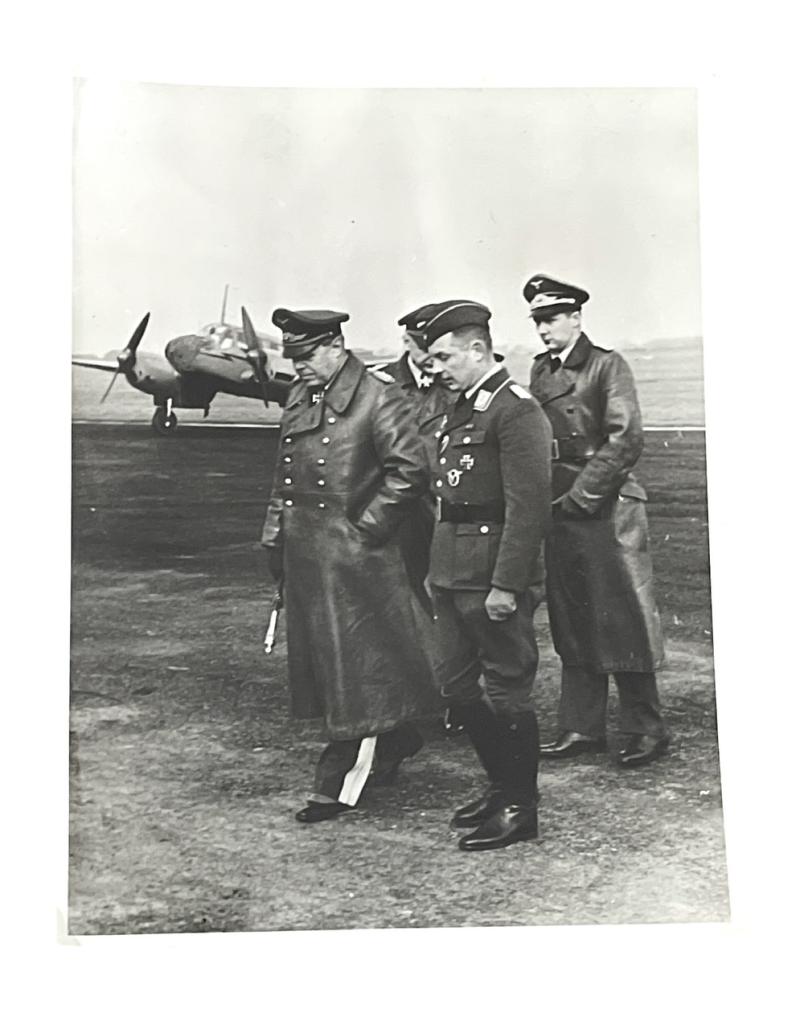 Big size Luftwaffe Press Photo Generalfeldmarschall Kesselring