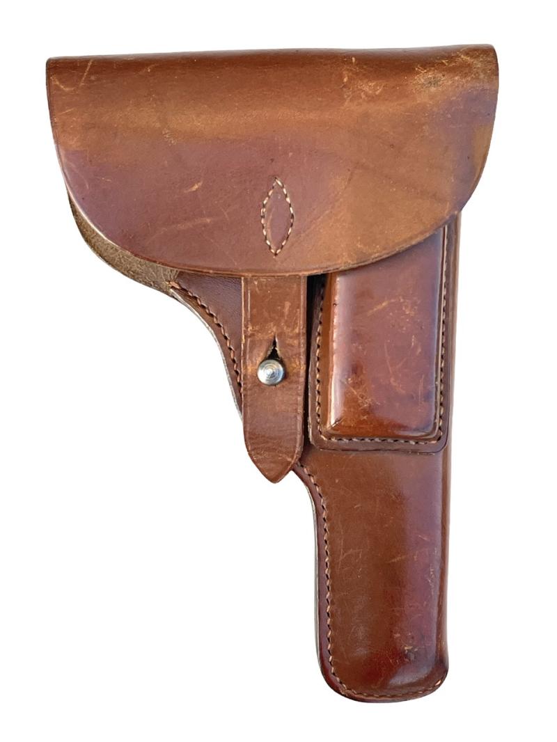 Wehrmacht/Luftwaffe Brown Leather Astra Pistol Holster