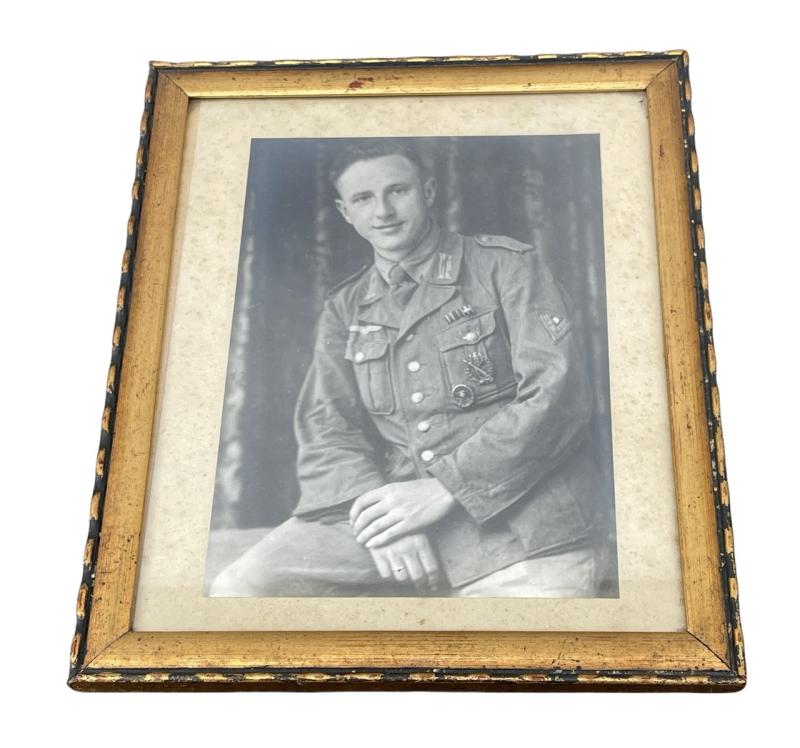 Wehrmacht Afrika Korps Framed Portrait Photograph