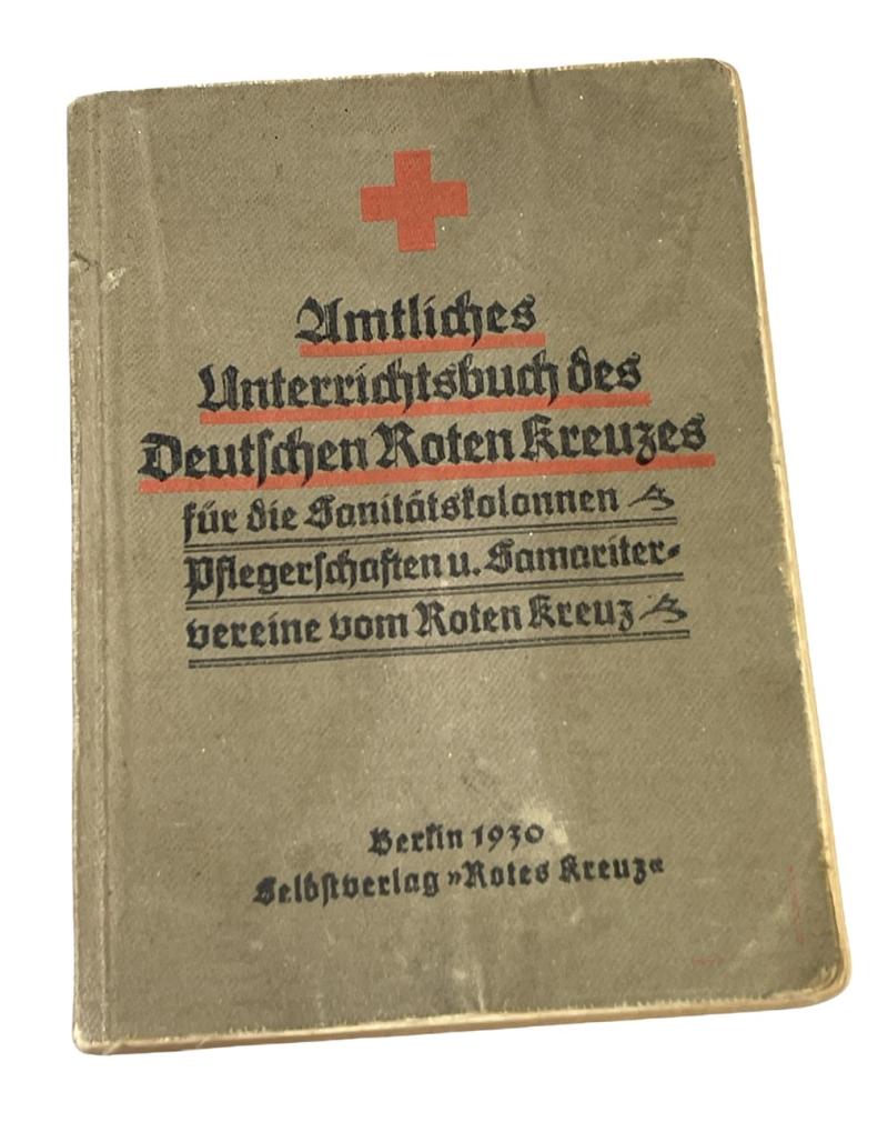 DRK Reichswehr/Wehrmacht Medical Training Book