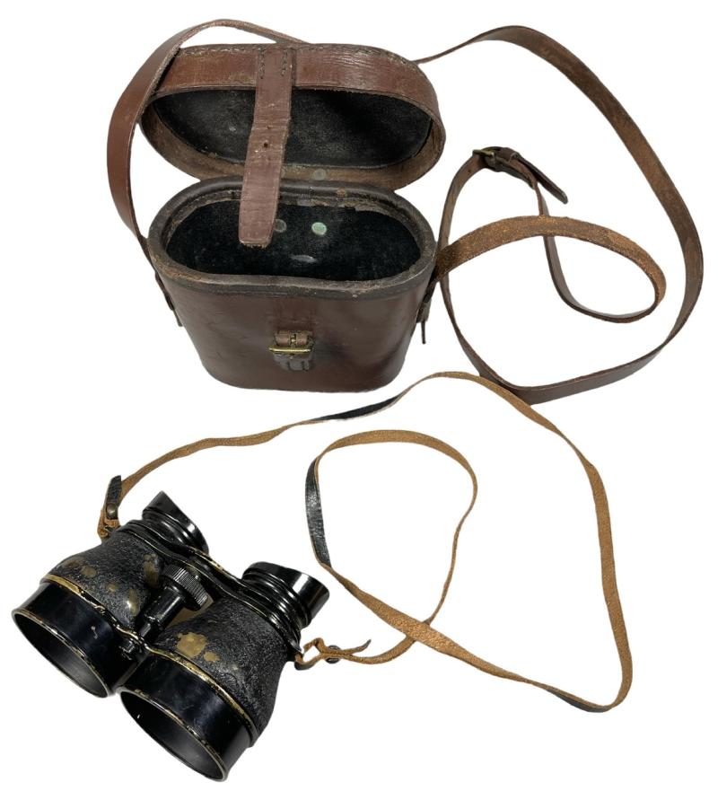 British WW2 Commando/Airborne Binoculars in case