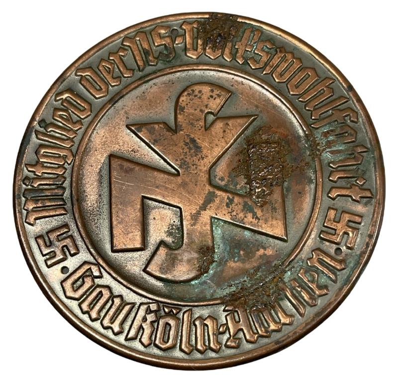 NS Volkswohlfahrt Member Badge