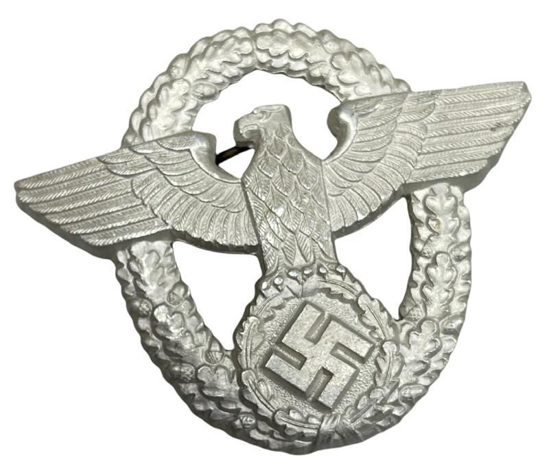 Polizei aluminum visor cap Eagle